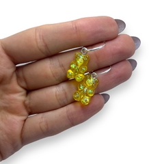 Imagen de YUMMY Aros Argollas con Osos Yummy - Variedad de Colores Plata 925
