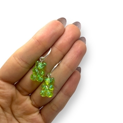 YUMMY Aros Argollas con Osos Yummy - Variedad de Colores Plata 925 en internet