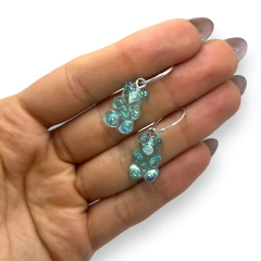 YUMMY Aros Argollas con Osos Yummy - Variedad de Colores Plata 925 - Stal Joyas