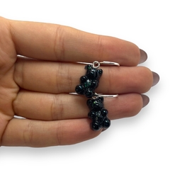 Imagen de YUMMY Aros Argollas con Osos Yummy - Variedad de Colores Plata 925