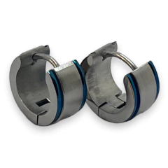 3304 Cubanos con Borde Azul (14 mm) Acero Quirúrgico - comprar online