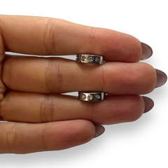3217 Aros Cubanos con Cubics (15 mm) Acero Quirúrgico - comprar online