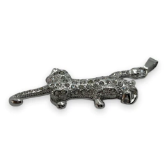 5491 Dije Premium Pantera con Cubics Acero Quirúrgico - comprar online