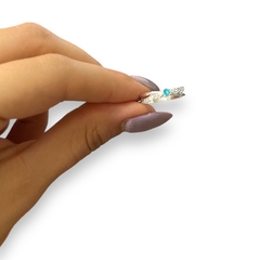ART 50 Anillo Piedras - Variedad de Colors Plata 925 - comprar online