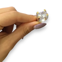 AG 6 AM/NE Anillo Piedra - Variedad de colores Plata y Oro - tienda online