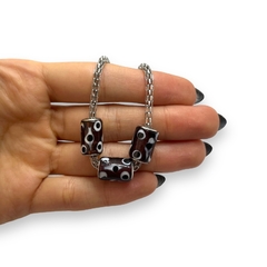 TINI-35 Pulsera 3 Donas Premium Acero Quirúrgico