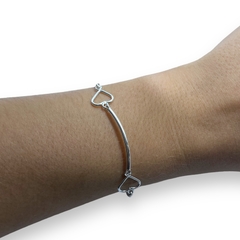 SE 2 Pulsera Premium Corazones Plata 925 - comprar online