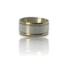 ALIPA Alianza 8 mm Plata y Oro (X UNIDAD)