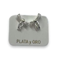 ART 24 Aros Pasantes Moño Plata y Oro en internet