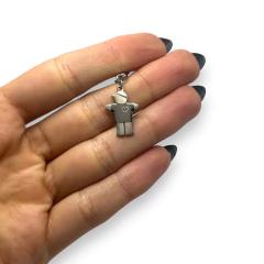 5547 N/V Dije Nene y Nena con Mosquetón Acero Quirúrgico - comprar online