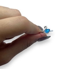 ART 92 Anillos Premium Cisne - Variedad de Colores Plata 925 - tienda online