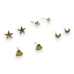 ART 91 Aros Formas Plata y Oro (X Unidad)