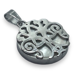5685-10 Dije Arbol de la Vida Nacarado (20 mm) Acero Quirúrgico - comprar online
