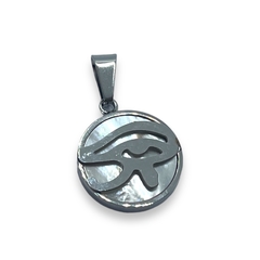 5685-9 Dije Ojo de Horus Nacarado (20 mm) Acero Quirúrgico - comprar online