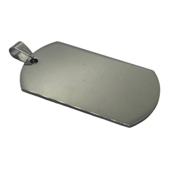 5705 Dije Chapa Identificatoria (48x28 mm) Acero Quirúrgico - comprar online