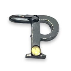 10156 Letras Iniciales con Aplique Dorado Acero Quirúrgico en internet