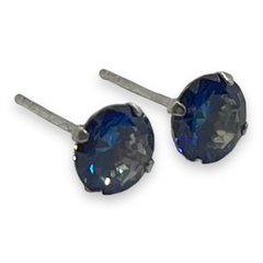 CRI 574 Aros Pasantes Cubic - Variedad de Colores (7 mm) Plata 925 - Stal Joyas