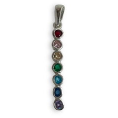 ART 98 Dije 7 Chakras Plata 925
