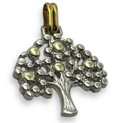 DV-370 Dije Arbol de la Vida / Ultimas Unidades (24mm) Plata y Oro - comprar online