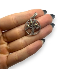 DI-1009 Dije Arbol de la Vida / Ultimas Unidades (22mm) Plata y Oro - comprar online