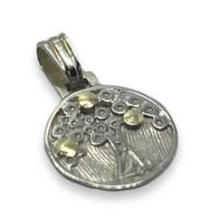 DI-705 Dije Arbol de la Vida / Ultimas Unidades (10mm) Plata y Oro - comprar online