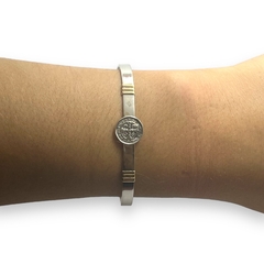 ESCLAVA-3 Pulsera Esclava Religiosa / Ultimas Unidades Plata y Oro