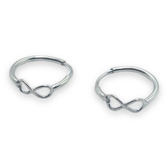 SE-9 Aros Argollas Formas (17 mm) Plata 925 - Stal Joyas