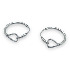 SE-9 Aros Argollas Formas (17 mm) Plata 925