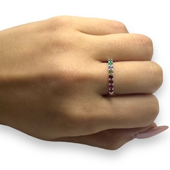 0405 Anillo 7 Chakras Acero Blanco en internet