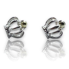 ART 24 Aros Pasantes Corona Premium -6 Plata 925