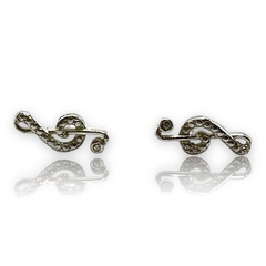 ART 1 Aros Pasantes Calve del Sol -2 Plata 925
