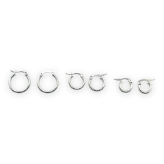 3051-10-12-15 Aros Argollas - Variedad de Medidas Acero Blanco - comprar online