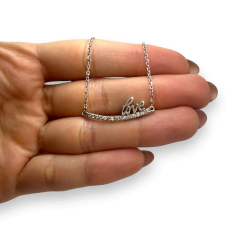 3.1 gr Conjunto Love - Ultima Unidad Plata Italiana (40 cm)