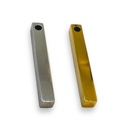 6232-DO Dije Barra Premium Acero Quirúrgico Dorado (4 CM) (SIN CADENA) - Stal Joyas