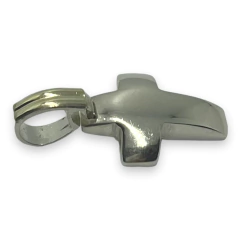 AG-468 CH Dije Cruz Plata y Oro (15X21 mm) - comprar online