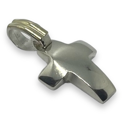 AG-468 CH Dije Cruz Plata y Oro (15X21 mm)