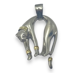 AG 14 Dije Pantera Premium Plata y Oro