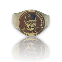 AG-64 FR Anillo Papa Francisco (13 mm) Plata y Oro