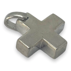 AG-370 Dije Cruz (25 mm) Plata 925