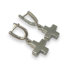 AG 445 Aros Colgantes Cruces Plata 925 - comprar online