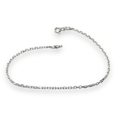 1.5 gr Pulsera Finita Plata Italiana - comprar online