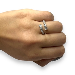AG-638 Anillo Piedras Premium Plata 925
