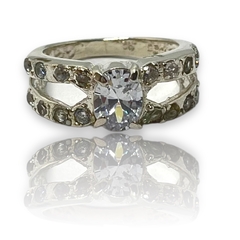AG-554 Anillo Piedras Premium Plata 925 en internet