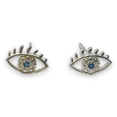 ART 25 Aros Ojos Pasantes Plata 925 - comprar online