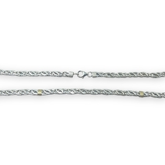 CA-JULIANA 3 Cadena Plana - Variedad de Medidas Plata 925 y Oro - Stal Joyas