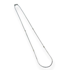 CA-FR-040 Cadena Finita Plata 925 y Oro (40cm)