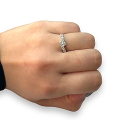 NAR-29 Anillo Cubics Blancos Plata 925 en internet