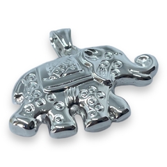 5943 Dije Elefante (4 cm) Acero Blanco en internet