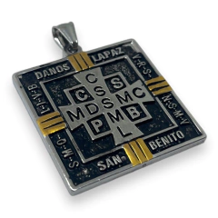 5983 Dije San Benito (40 mm) Acero Quirúrgico - comprar online