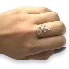 ART-119 Anillo Serpiente Plata 925 en internet